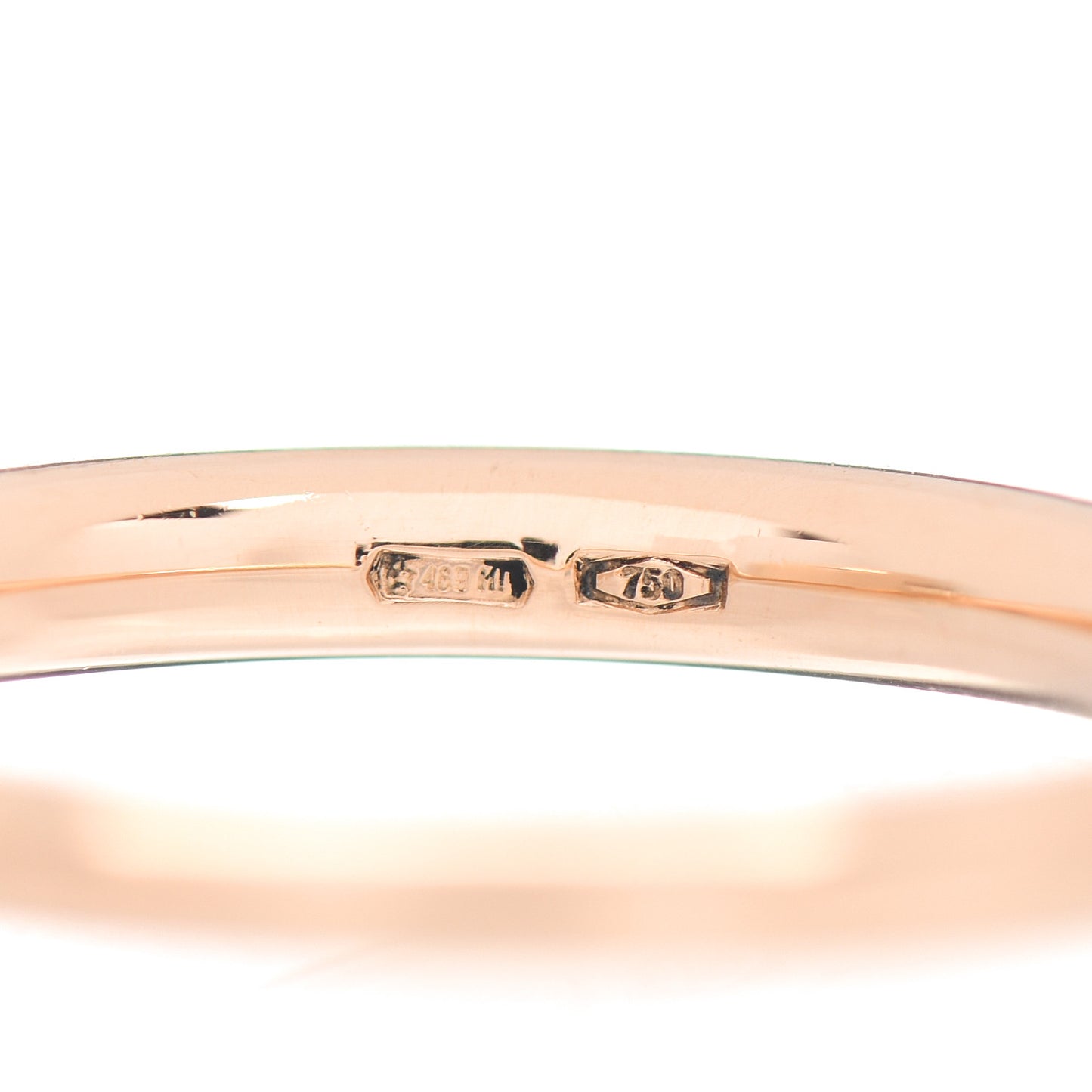 18K Rose Gold Prasiolite Classic Nudo Ring 49 4.75