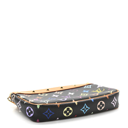 Louis Vuitton Monogram Multicolor Pochette Accessories Black 4 of 10