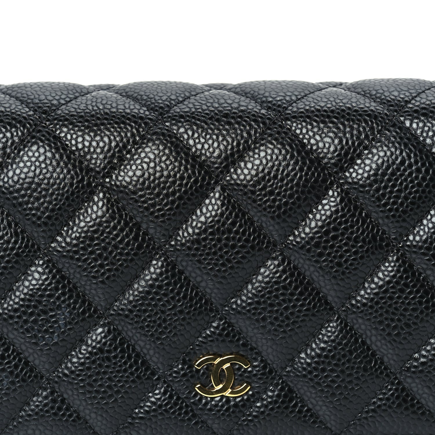 Chanel Caviar Quilted Wallet On Chain WOC  Black 7 of 9