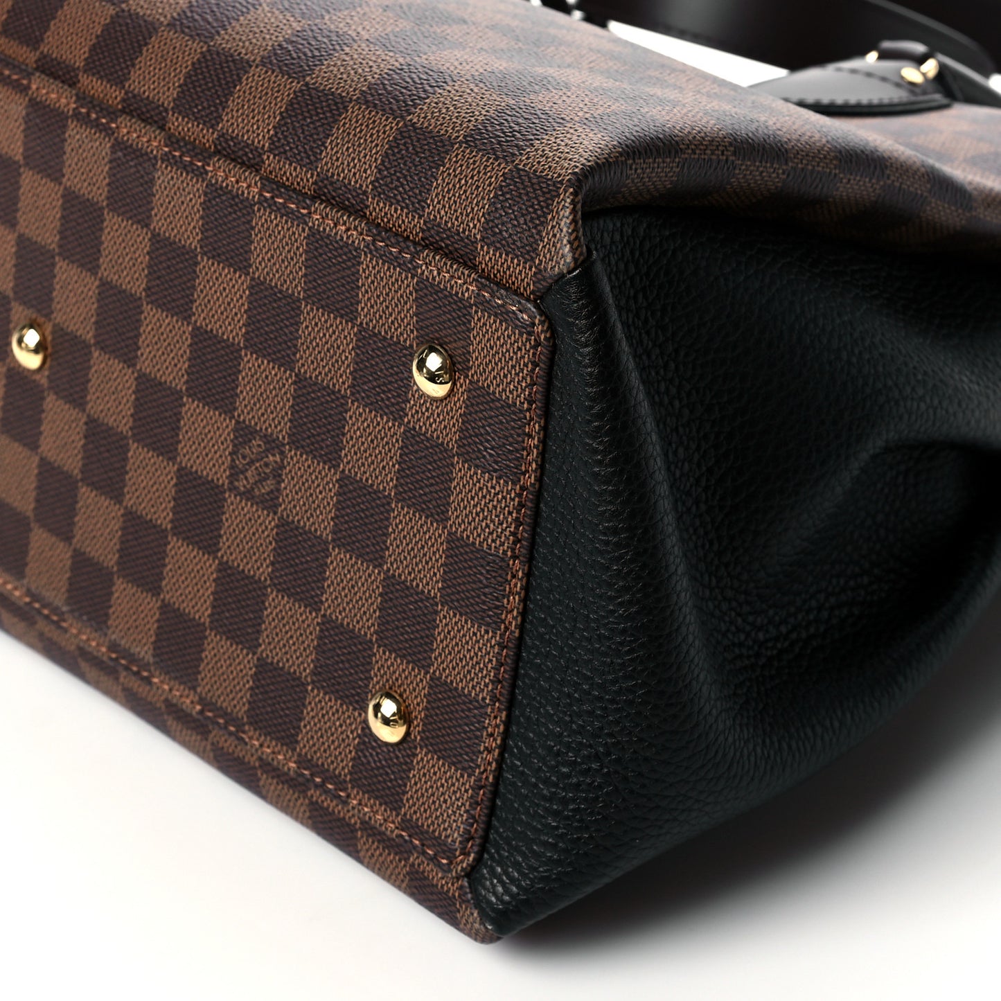 Cuir Taurillon Damier Ebene Normandy Black