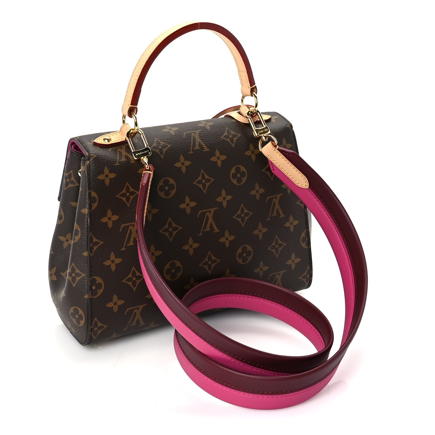 Louis Vuitton Monogram Cluny BB Bordeaux Fuchsia Bordeaux Fuchsia 3 of 9