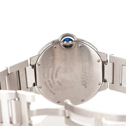 Cartier Stainless Steel 36mm Ballon Bleu De Automatic Watch 6 of 9