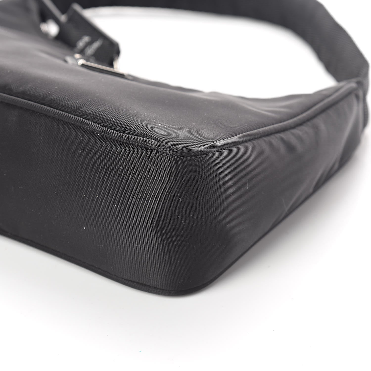 Prada Tessuto Nylon Mini Re-Edition 2000 Bag Black 8 of 8