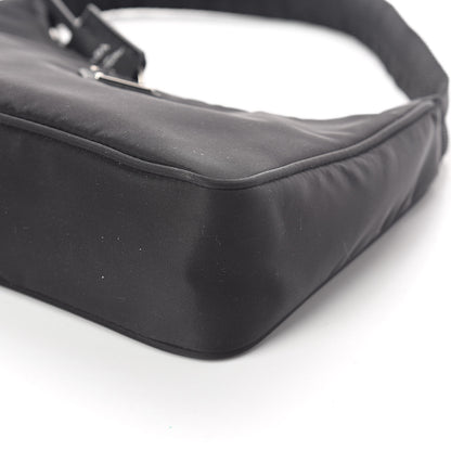 Prada Tessuto Nylon Mini Re-Edition 2000 Bag Black 8 of 8