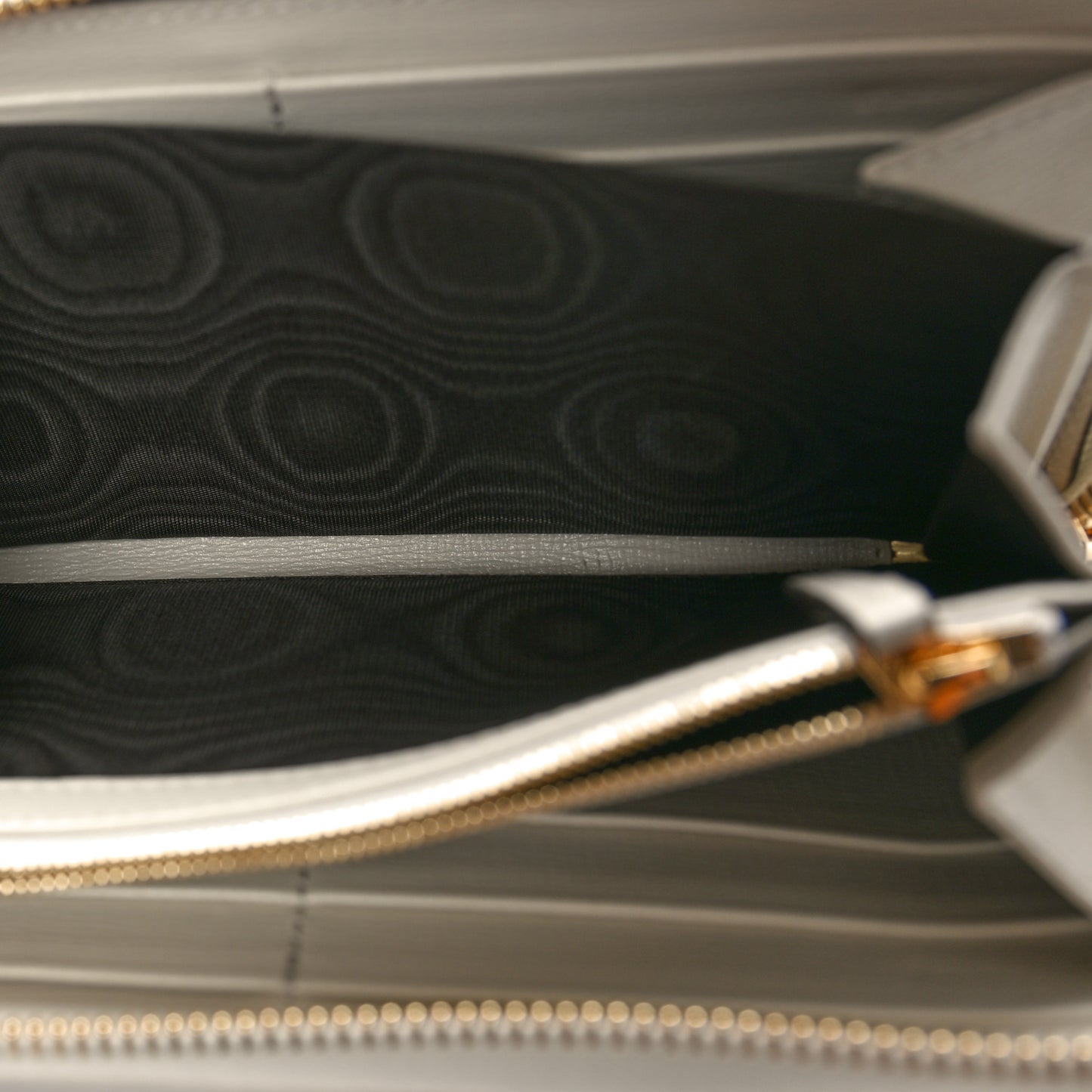 GG Supreme Monogram Azalea Calfskin Horsebit 1955 Zip Around Wallet Beige Ebony Mystic White