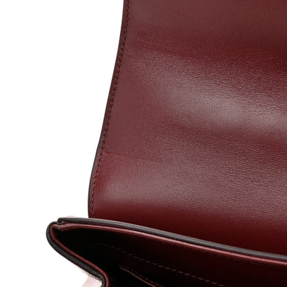Celine Satinated Calfskin Medium 16 Top Handle Bag Light Burgundy 13 of 14