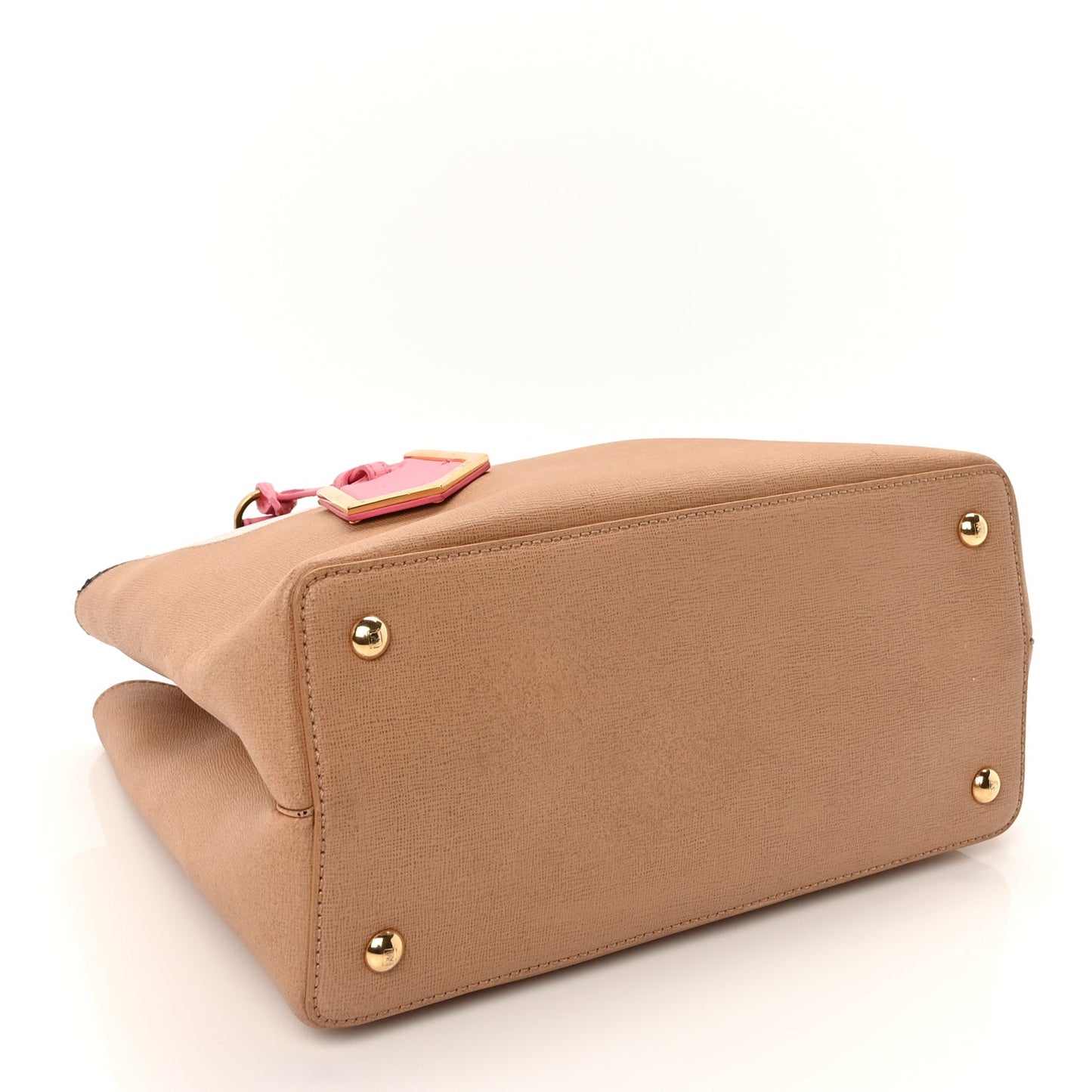 Vitello Elite Monster Petite 2Jours Tote Cuoio Lollypop Multicolour