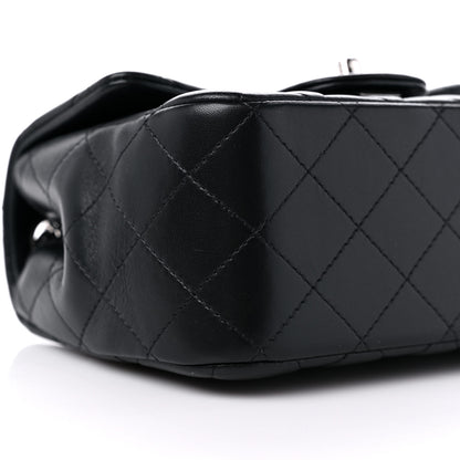 Chanel Lambskin Quilted Mini Square Flap Black 8 of 9
