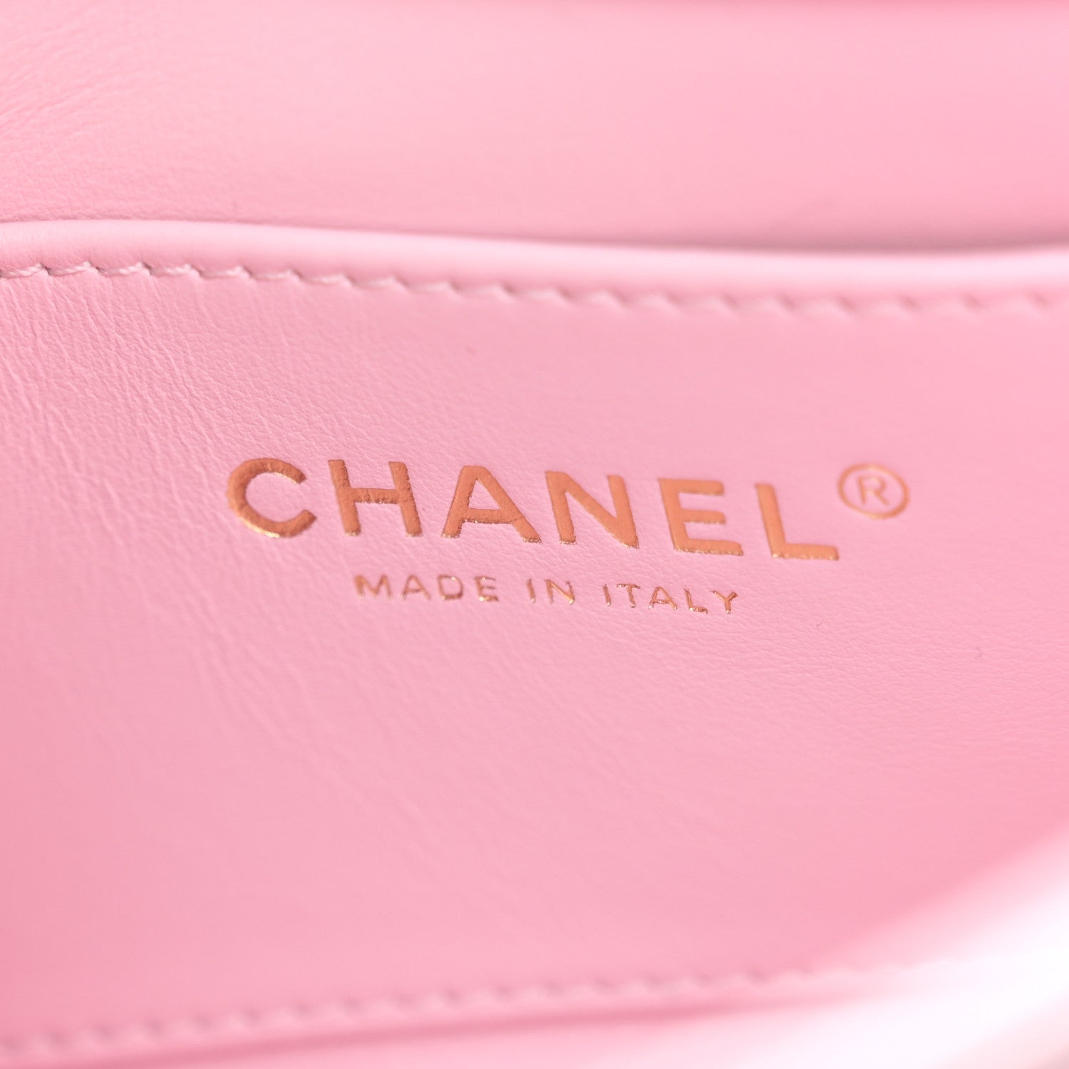 Chanel Shiny Lambskin Quilted Enamel CC Mini Flap Light Pink 6 of 10