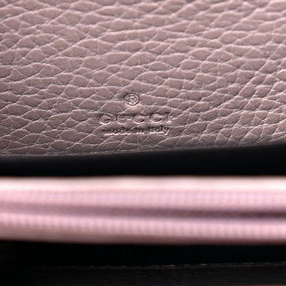 Gucci Calfskin Butterfly Farfalla Zip Around Wallet Perfect Pink 6 of 10