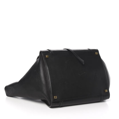 Celine Smooth Calfskin Medium Phantom Luggage Black 4 of 9
