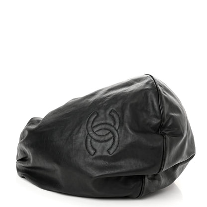 Chanel Lambskin Large Rock and Chain Hobo Black 4 of 10