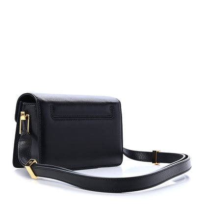 Tom Ford Shiny Goatskin Small T Clasp Shoulder Bag Black 2 of 5
