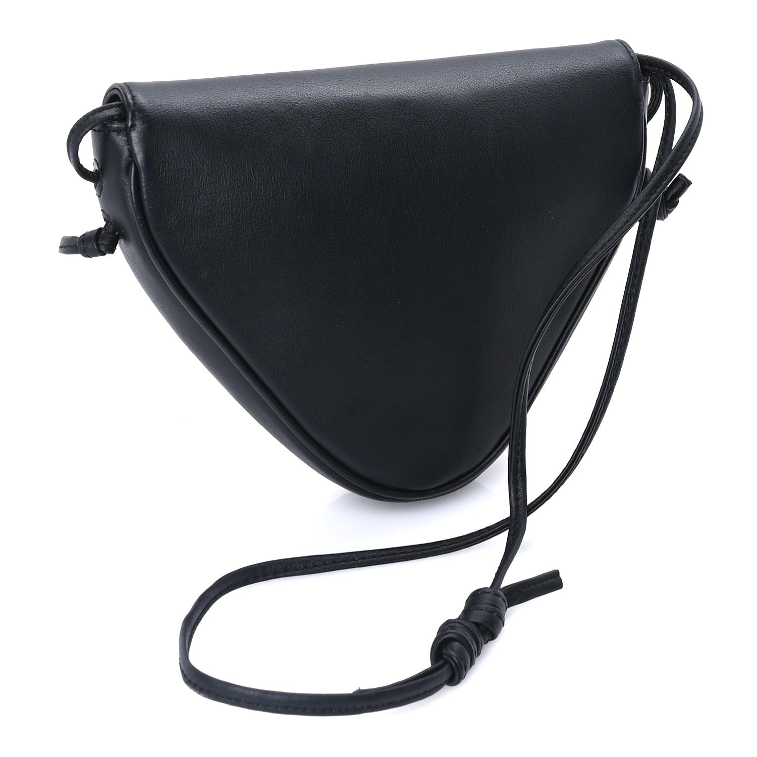 Celine Smooth Calfskin Triangle Crossbody Bag Black 2 of 7