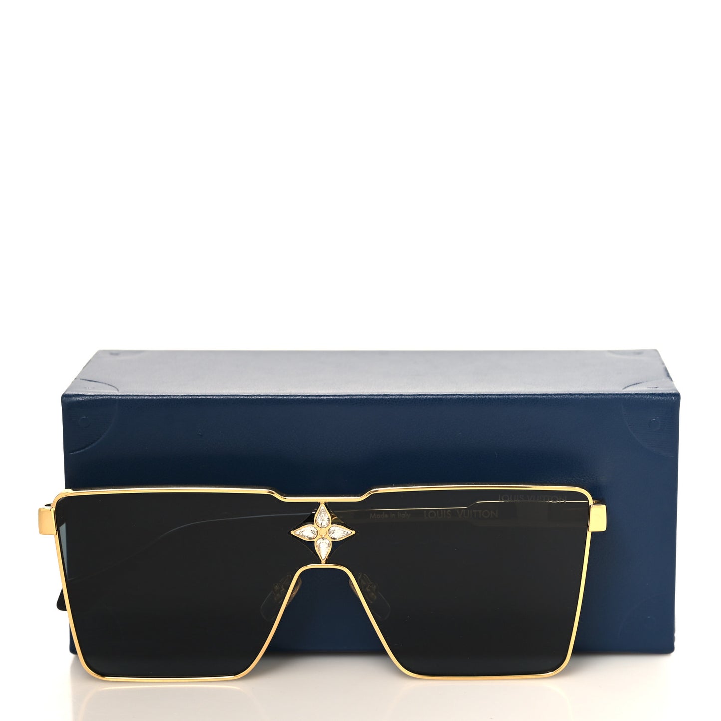 Acetate Swarovski Crystal Cyclone Sunglasses Z1700U Gold