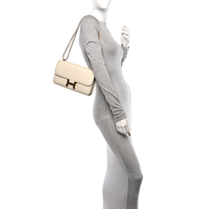 Hermes Epsom Horseshoe Constance Elan 25 Craie 2 of 11