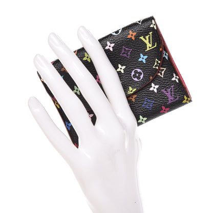 Louis Vuitton Monogram Multicolor Business Card Holder Black Grenade 2 of 10