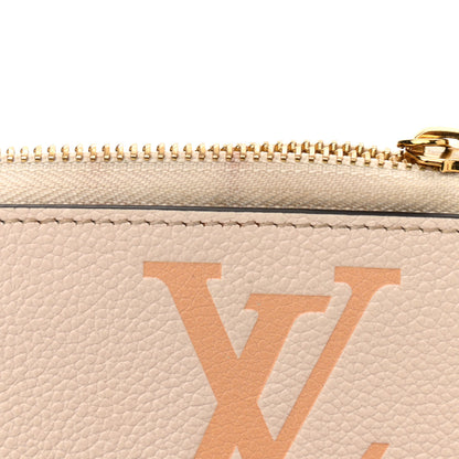 Louis Vuitton Empreinte Monogram Giant By The Pool Zippy Wallet Cream Saffron 9 of 10