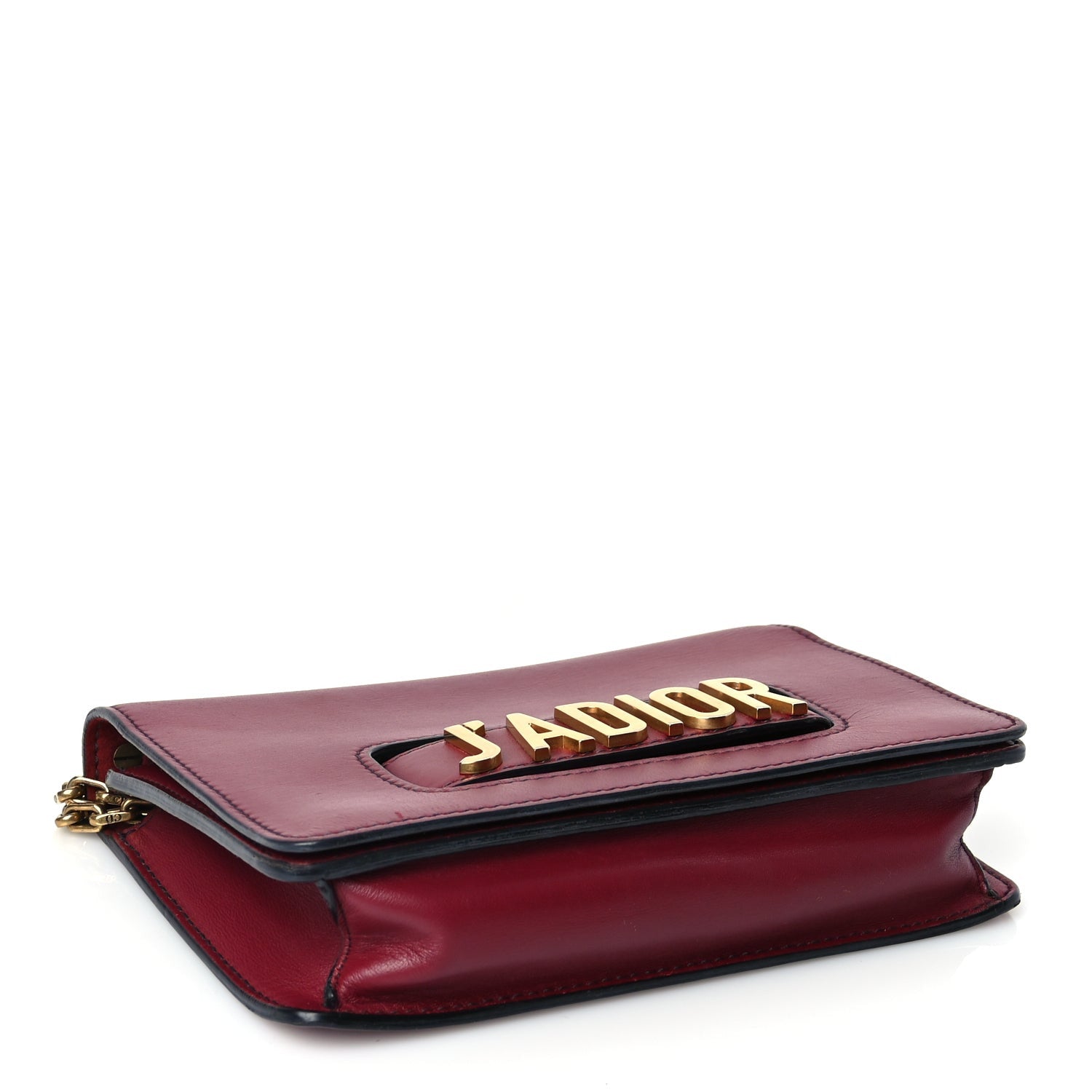 Christian Dior Calfskin J'Adior Chain Flap Bag Red 3 of 8