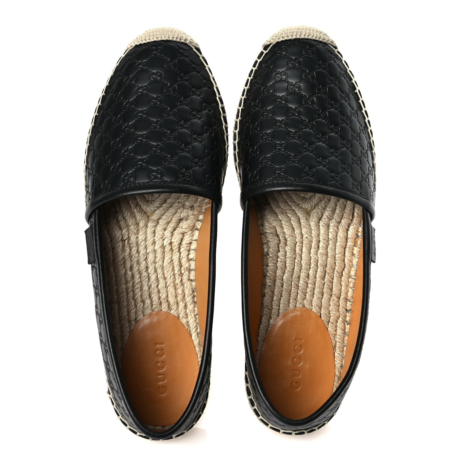 Gucci Microguccissima Signature Espadrilles 36 Black 2 of 9