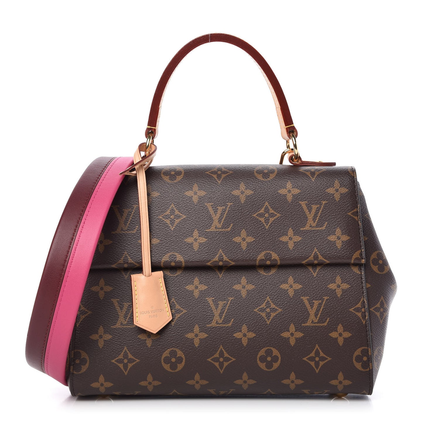 Monogram Cluny BB Bordeaux Fuchsia