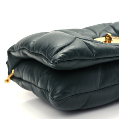 Mulberry Nappa Pillow Quilted Little Softie Bag  Green 6 of 7