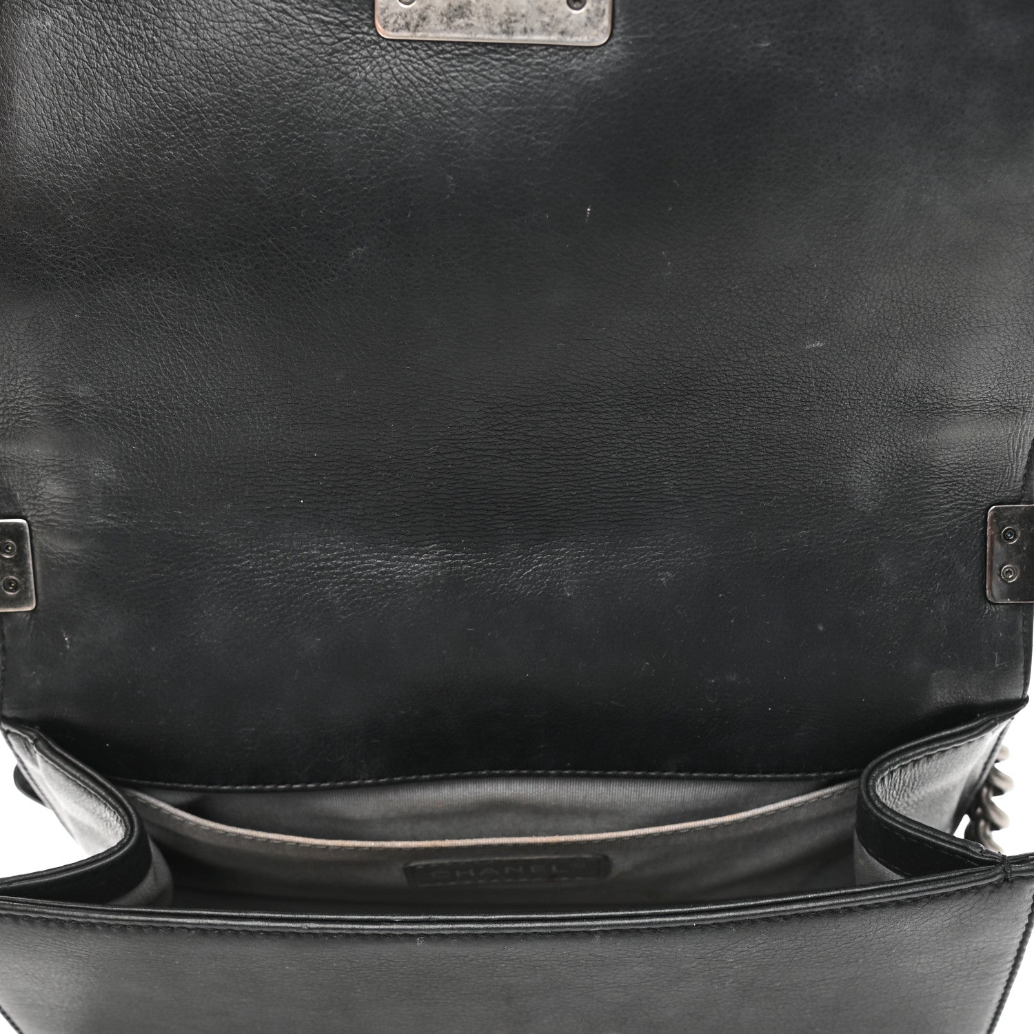 Chanel Lambskin Quilted Medium Boy Flap Black 13 of 13