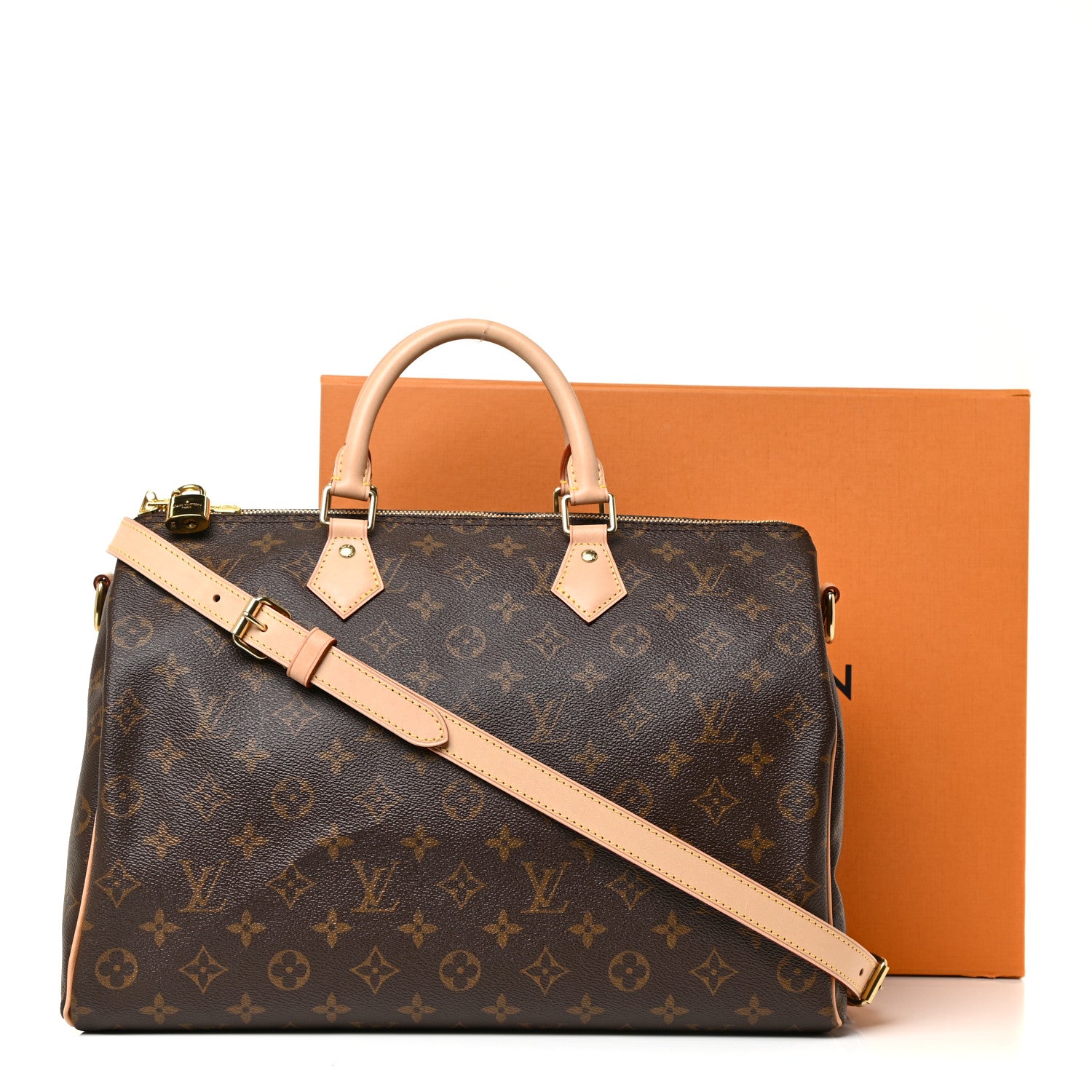 Louis Vuitton Monogram Speedy Bandouliere 35 10 of 10