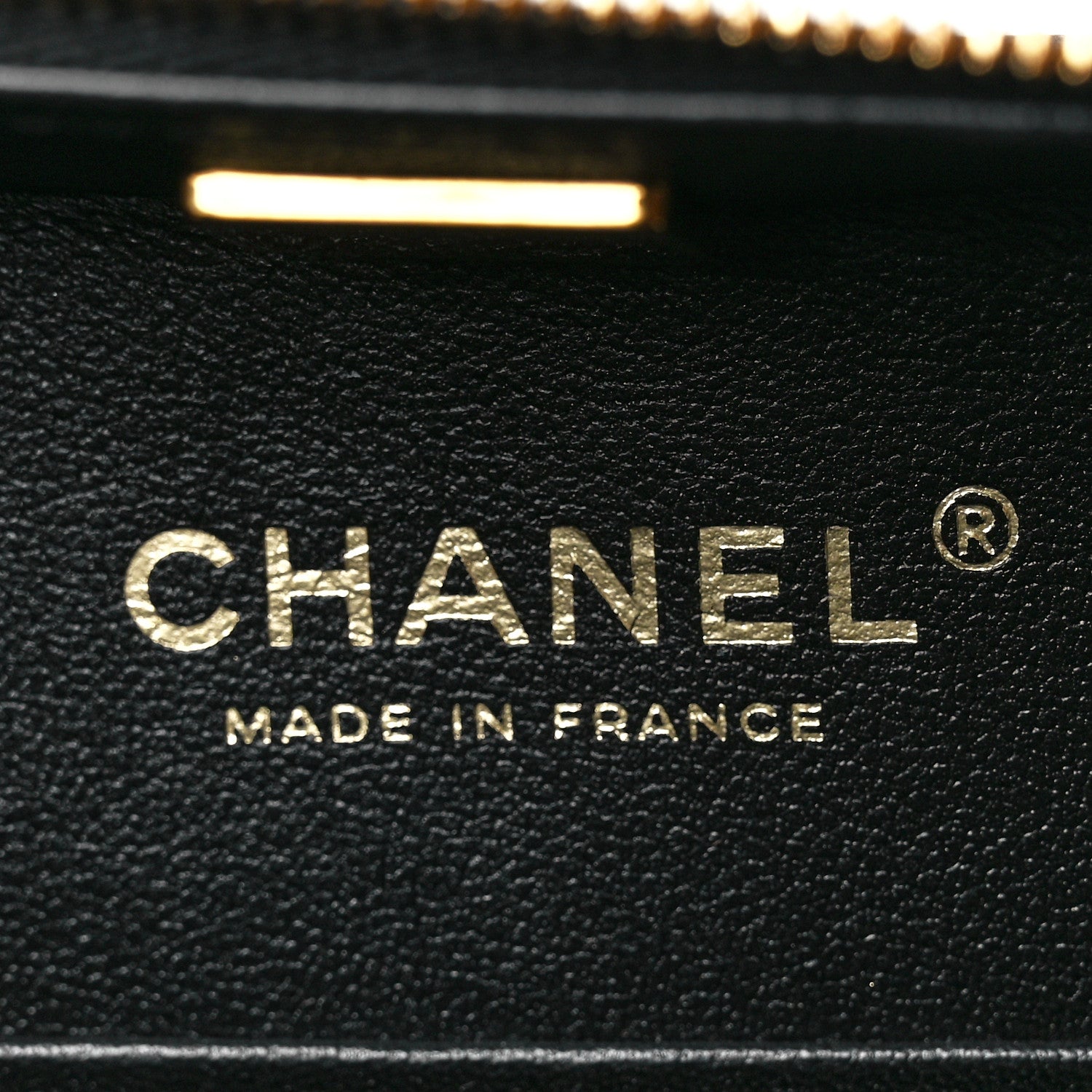 Chanel Lambskin Quilted Top Handle Small Vanity Case Black 6 of 11