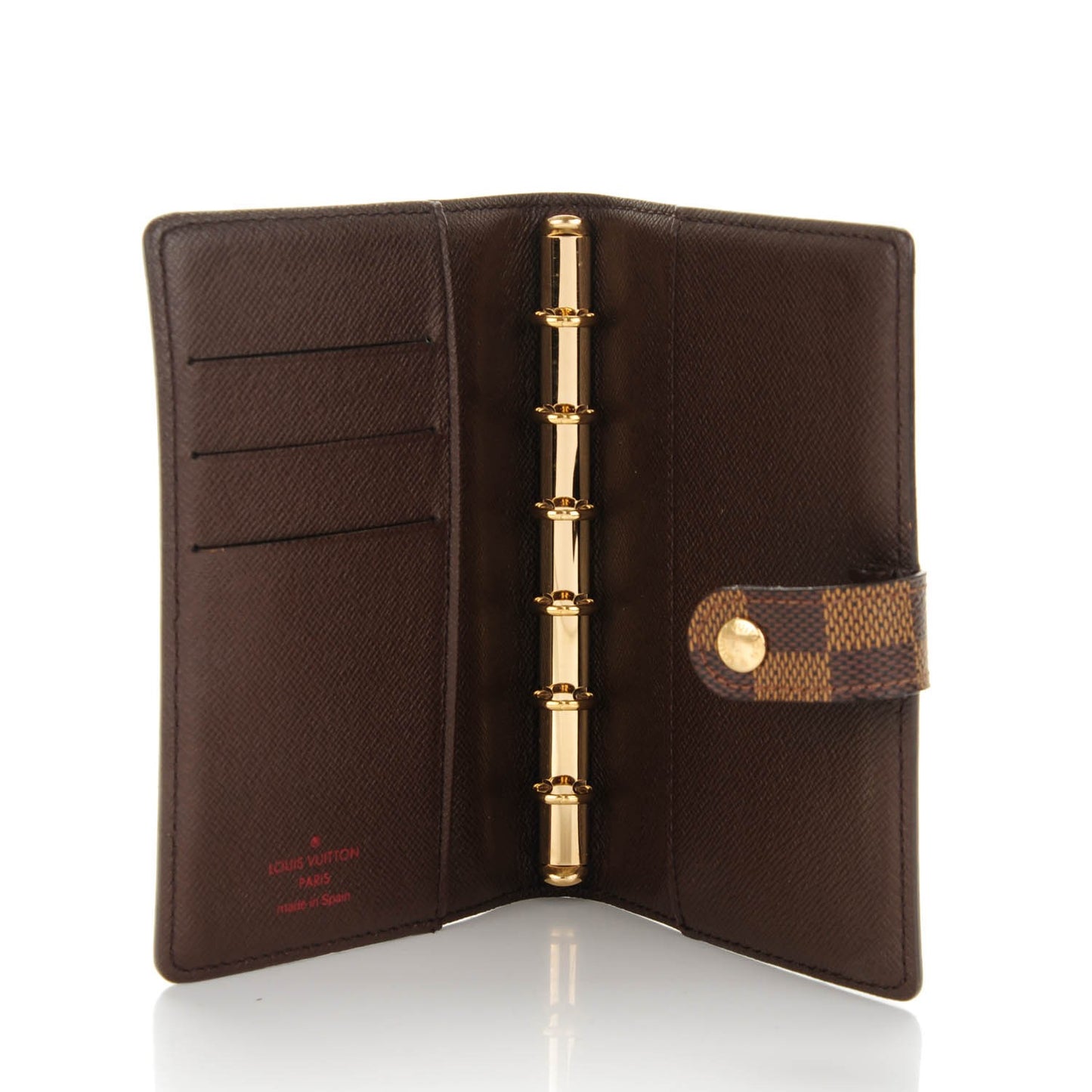 Damier Ebene Small Ring Agenda Cover