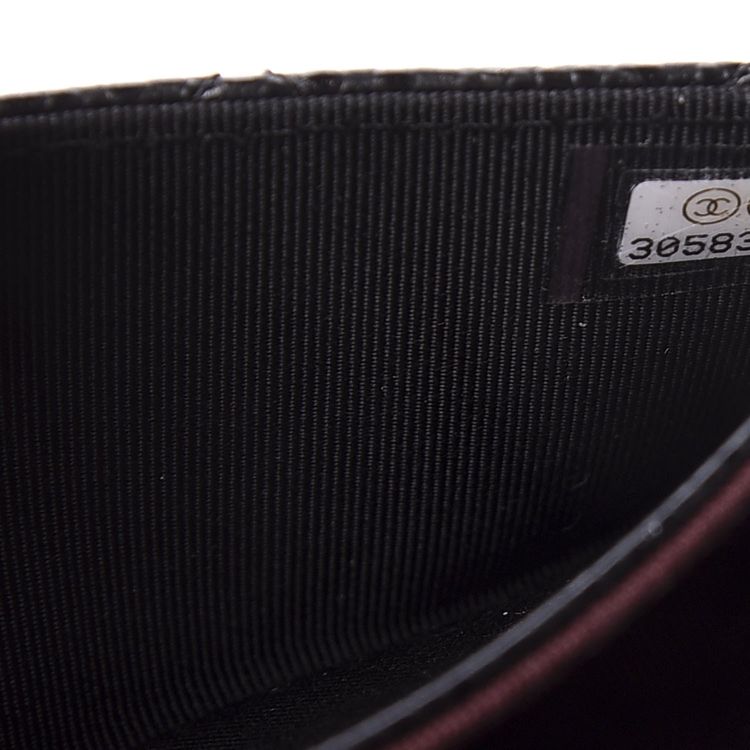 Chanel Caviar Quilted Flap Card Holder Wallet Black 8 of 10