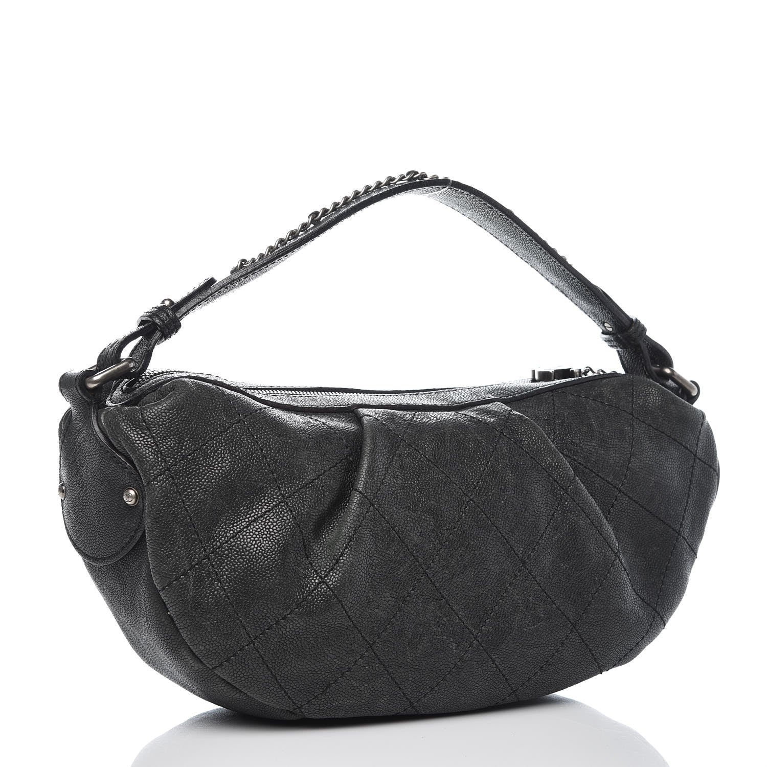 Chanel Caviar Large Outdoor Hobo Black 3 of 11
