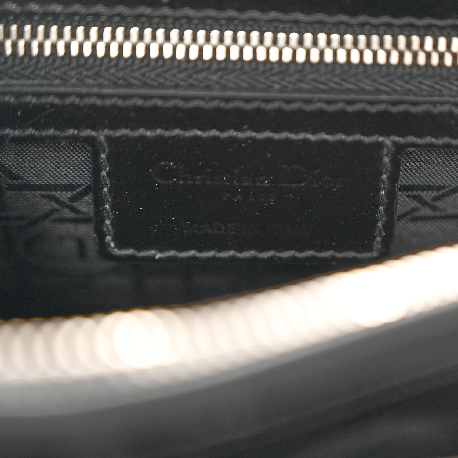 Christian Dior Patent Cannage Medium Lady Dior Black 7 of 12