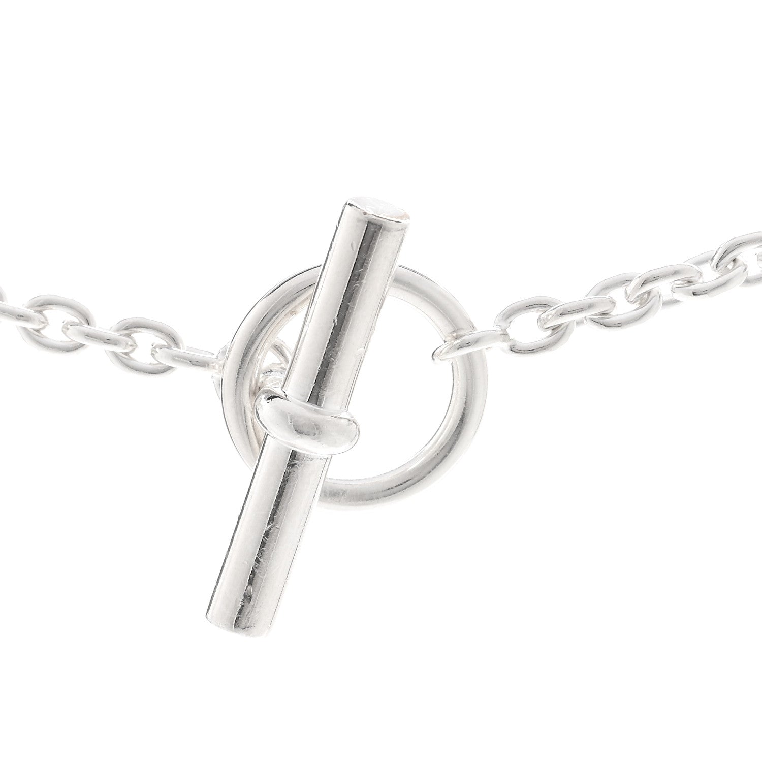 Hermes Sterling Silver Farandole Necklace 80 4 of 6