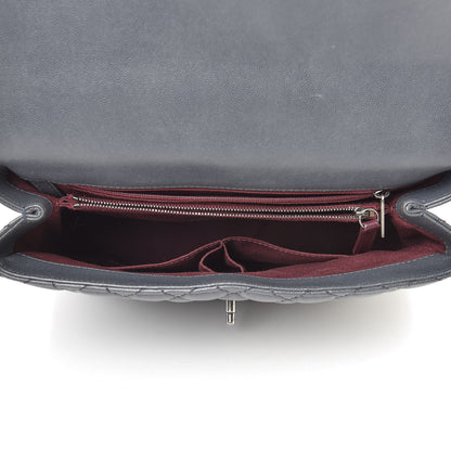 Chanel Caviar Quilted Large Coco Handle Flap Grey 5 of 15