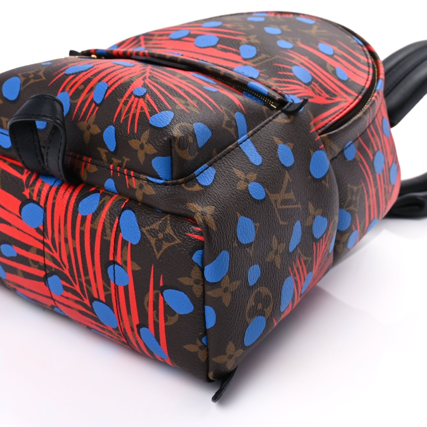 Louis Vuitton Monogram Jungle Dots Palm Springs Backpack PM  Coquelicot Denim 8 of 8