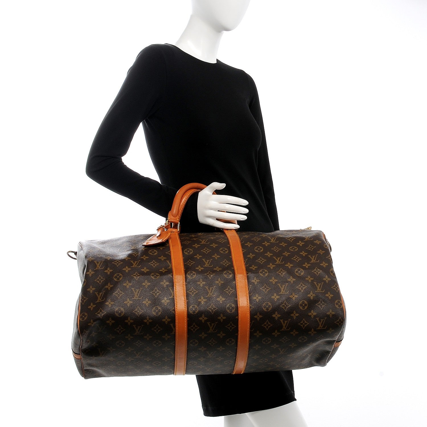 Louis Vuitton Monogram Keepall Bandouliere 55 3 of 15