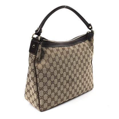 Gucci Monogram Pocket Hobo Brown 3 of 16
