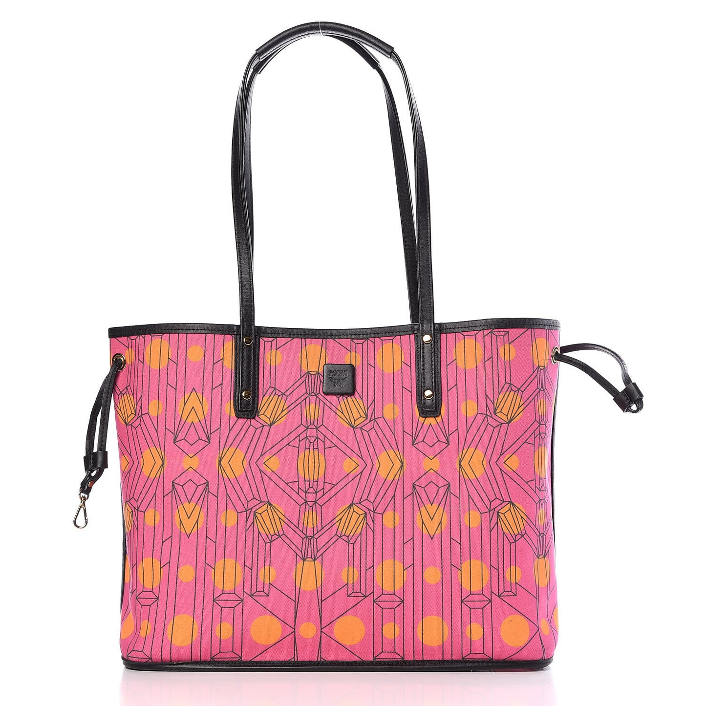 Visetos Medium Project Reversible Shopper Tote Cognac