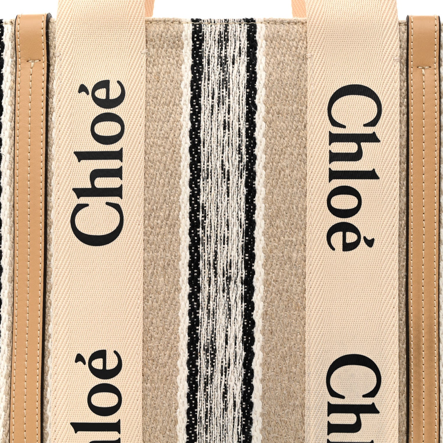 Chloe Knit Medium Woody Ribbon Tote Multicolor 8 of 11