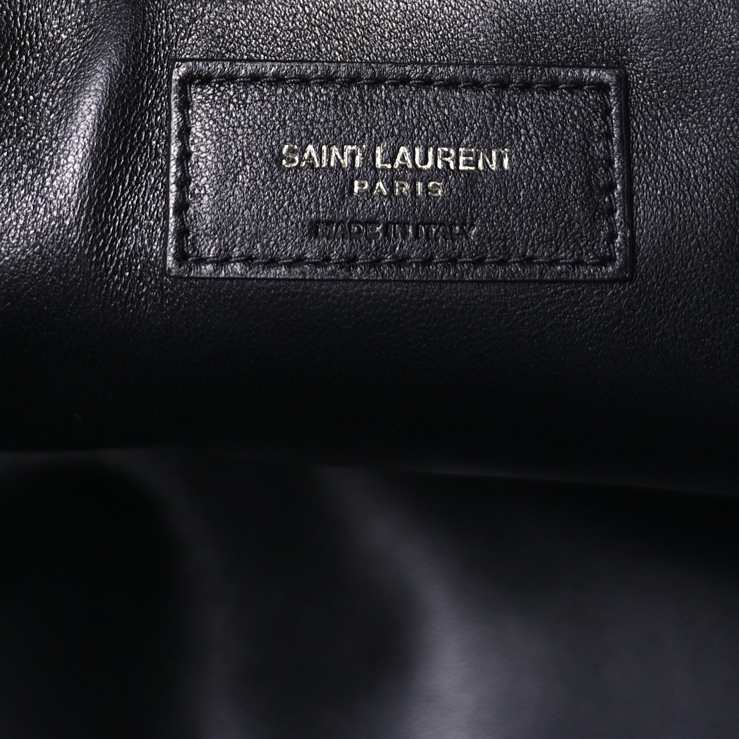 Saint Laurent Lambskin Wide Puffer Tote Black 5 of 8