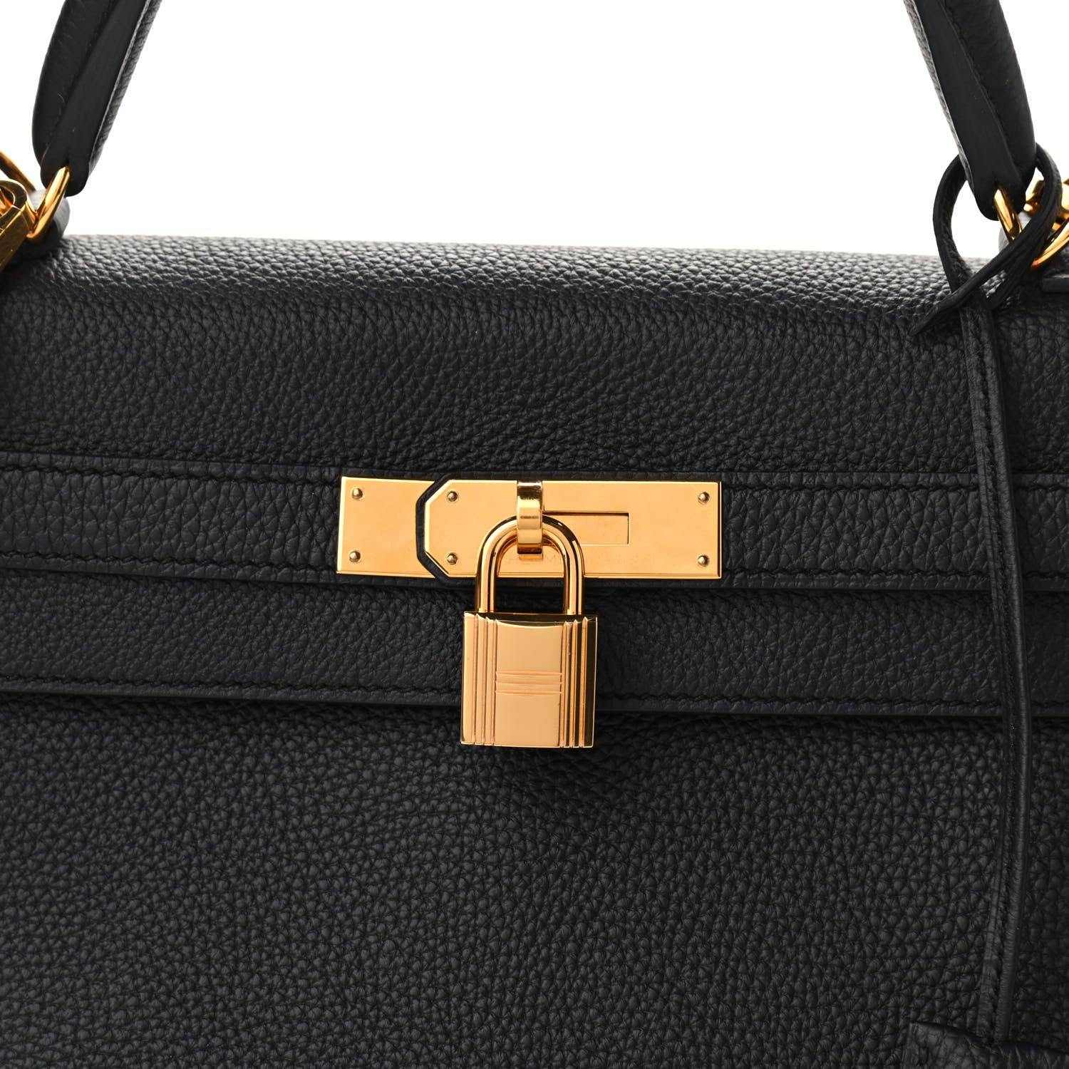 Hermes Togo Kelly Retourne 32 Black 3 of 12
