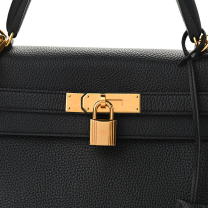 Hermes Togo Kelly Retourne 32 Black 3 of 12