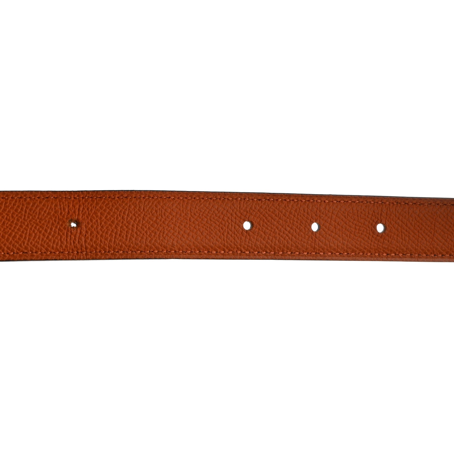 Hermes Epsom Swift 24mm Mini Constance H Belt 95 38 Orange Black 6 of 7