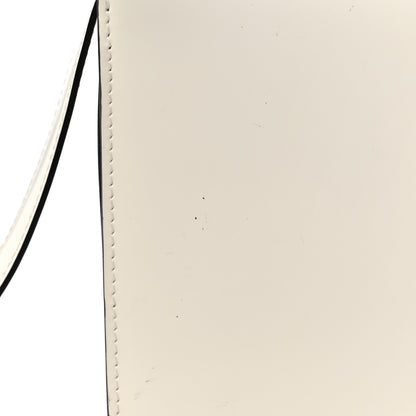 Celine Spazzolato Calfskin Medium Classic Box Flap Bag White 13 of 13