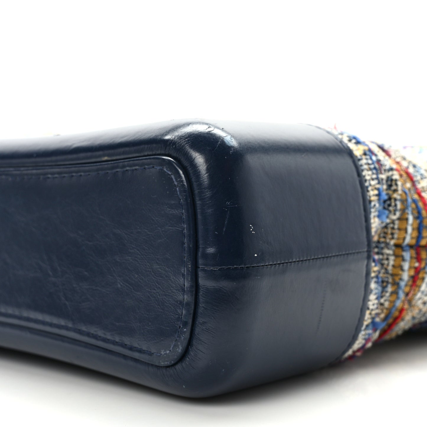 Tweed Calfskin Medium Gabrielle Hobo Blue