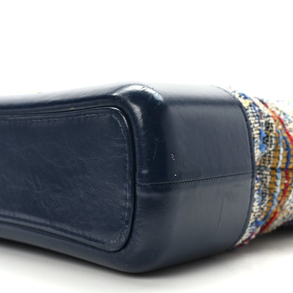 Chanel Tweed Calfskin Medium Gabrielle Hobo Blue 10 of 12