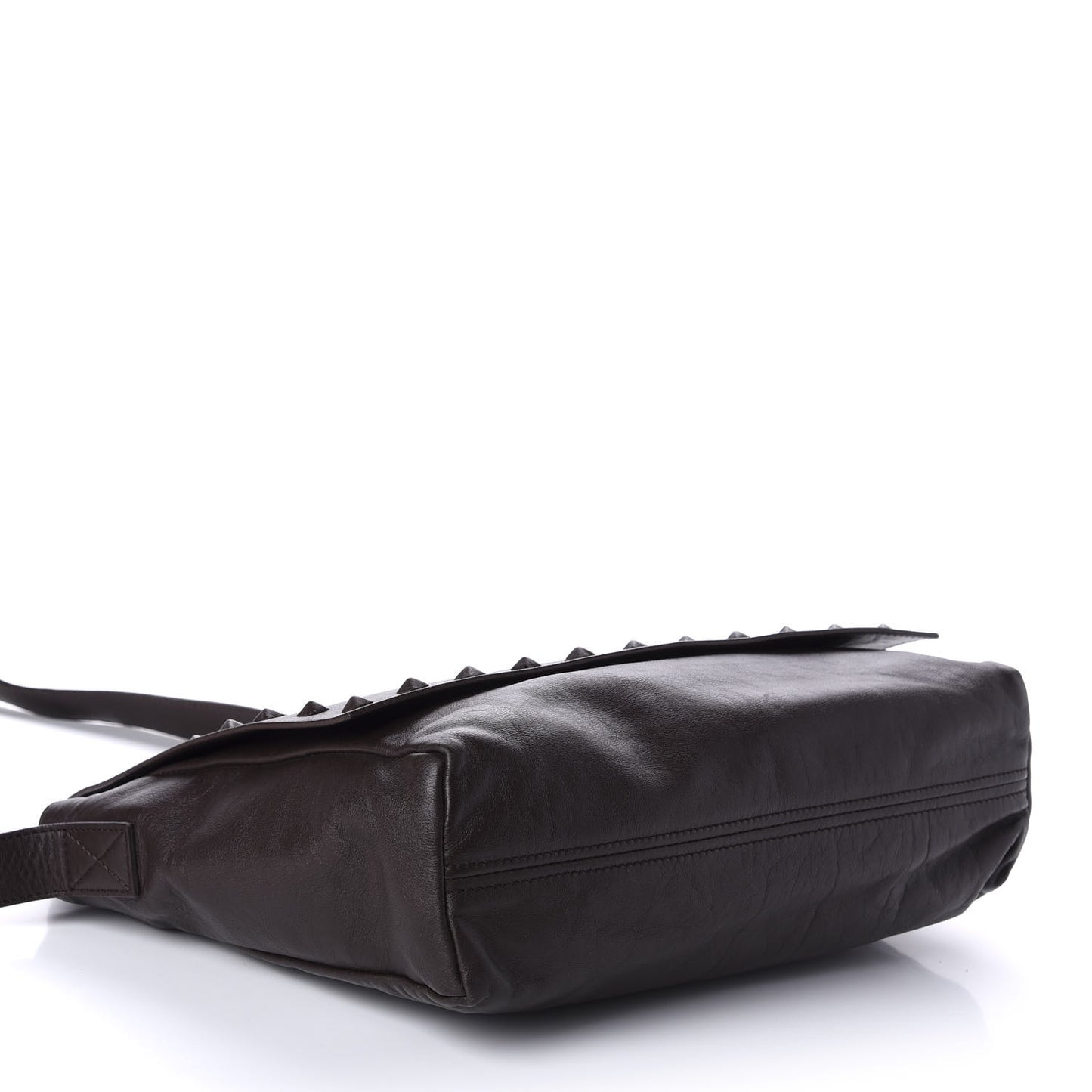 Vitello Rockstud Messenger Brown