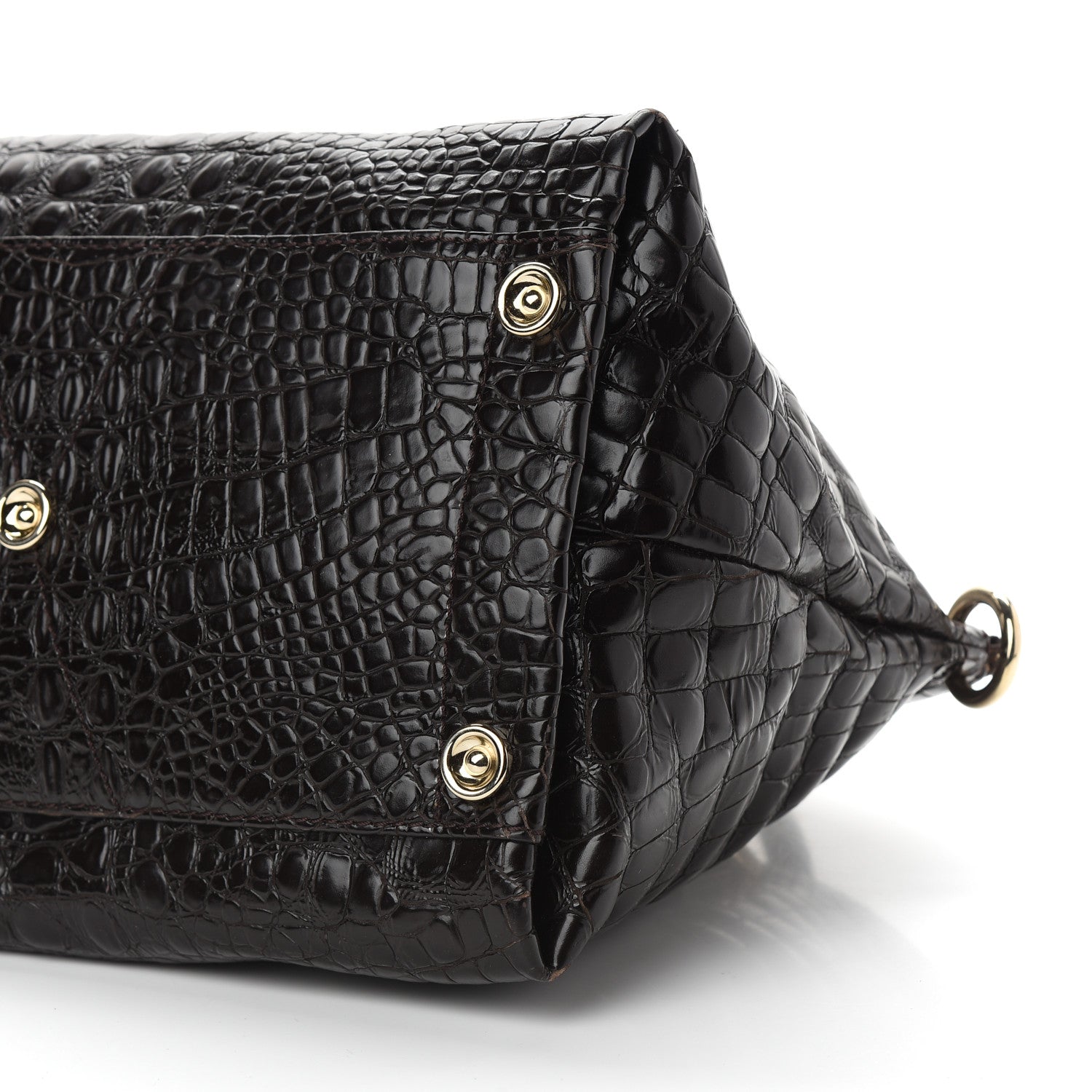 Jimmy Choo Calfskin Crocodile Embossed Bag 9 of 11