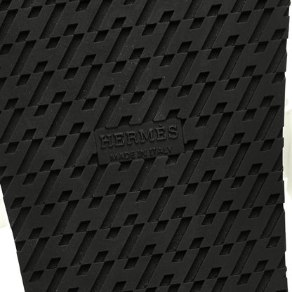 Hermes Calfskin Womens Chypre Sandals 39.5 White 5 of 8